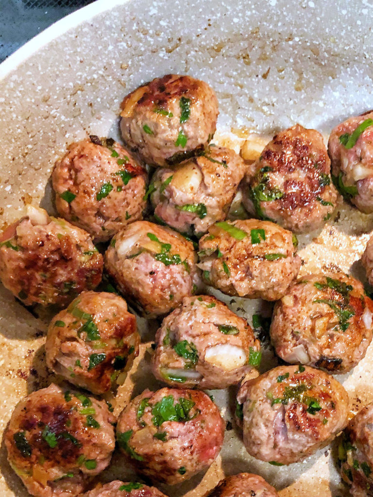 Spicy Costco Mushroom Meatballs - I Feel Like Cooking