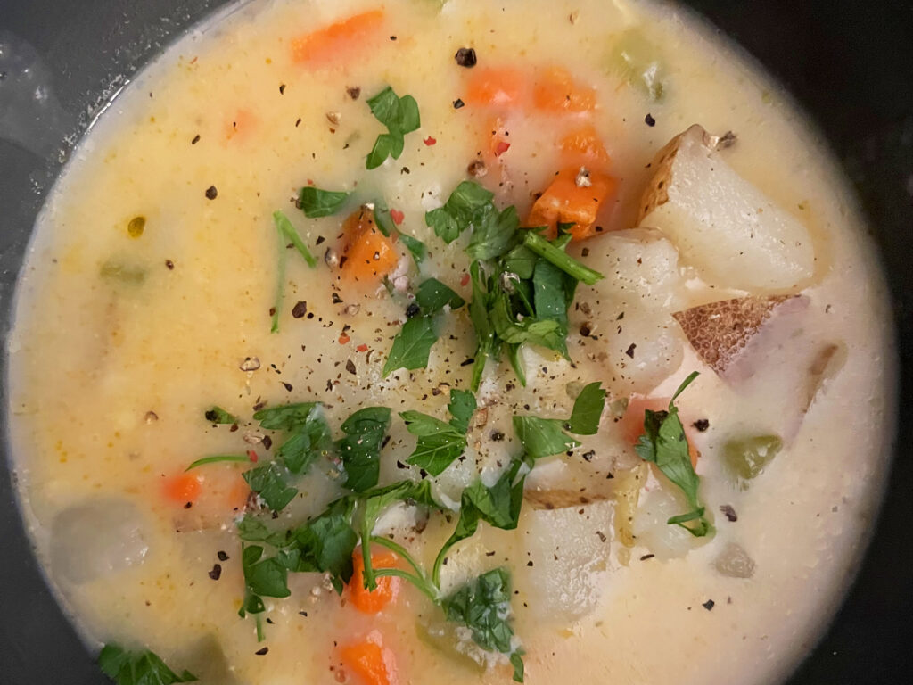 Creamy Weeknight Potato Vegetable Soup