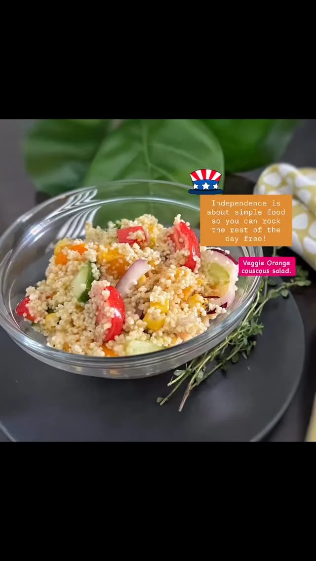 Just use what you have. Just love the ingredients into a dish you’re proud of. Just don’t sweat it. — (rosemary wine vinaigrette for the mmmmmmm!)
HAPPY 4th, everyone!🇺🇸🎆😎🎉 #caminecooks #blingcuisine #homechef #foodography #ifeellikecooking #supersalads