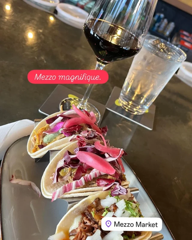 Cook at home or hit the haunt? — choice made. @mezzo_marketclt #ifeellikecooking #blingcuisine #caminecooks streeeeet tacos rock!